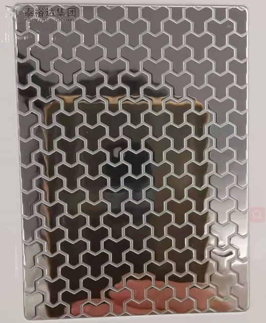 ASTM-A240 201 Cold Rolled Stainless Steel Sheet BA Embossed Decorative Panels