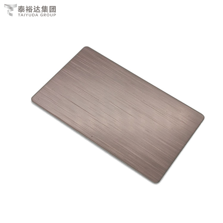 Bronze Color Coating Film 201/304/316/430 Stainless Steel Sheet