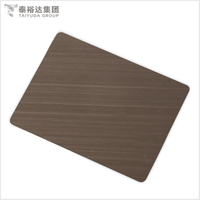 Stainless Steel 304 2B Wooden Grain Sheet for Interior Decoration