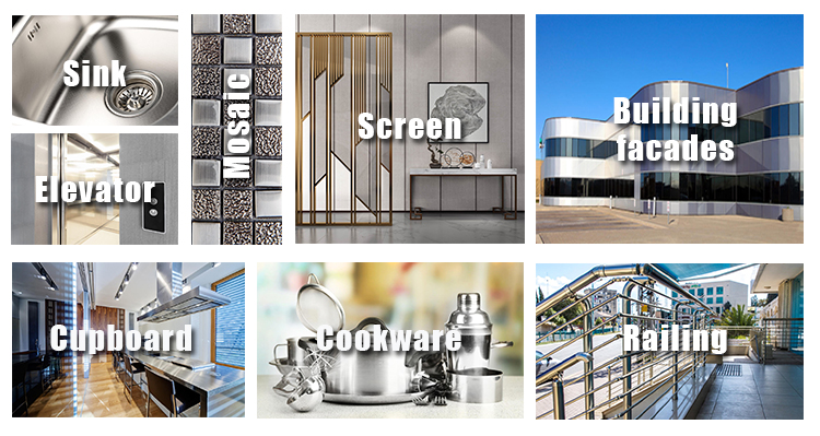 stainless steel sheet application