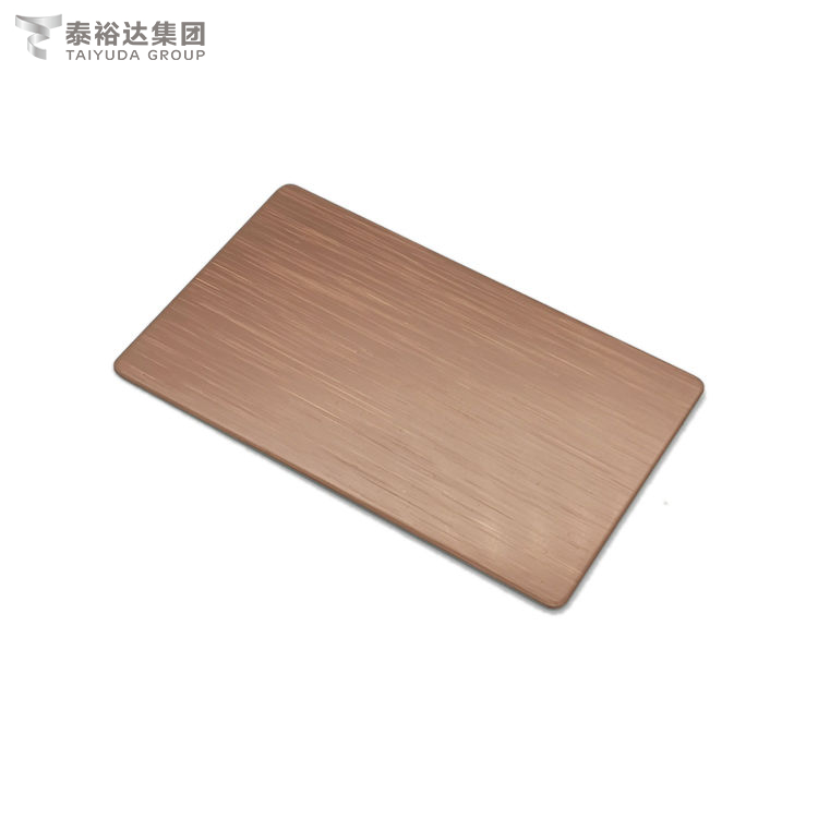  Brown Color Coating Film 201/304/316/430 Stainless Steel Sheet