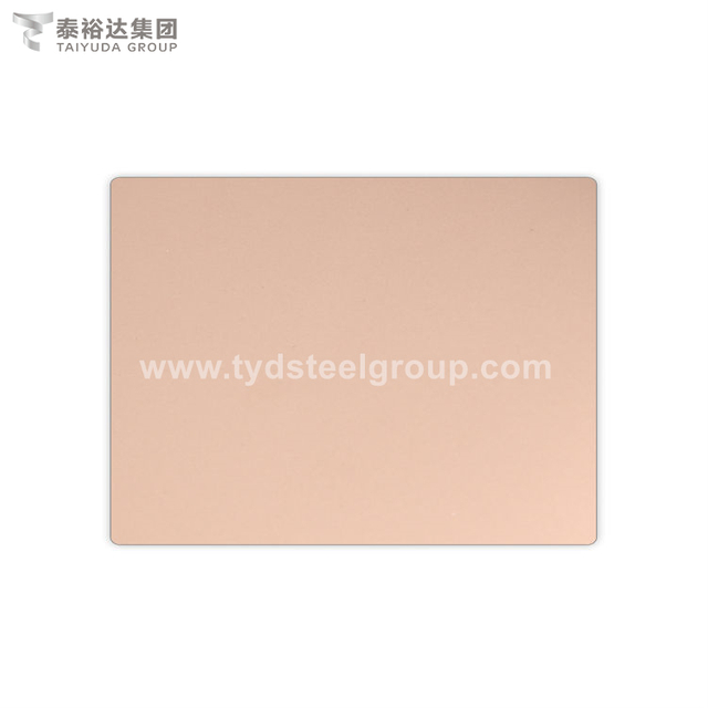 Champagne 304 316 bead blast Stainless Steel Plate for screen