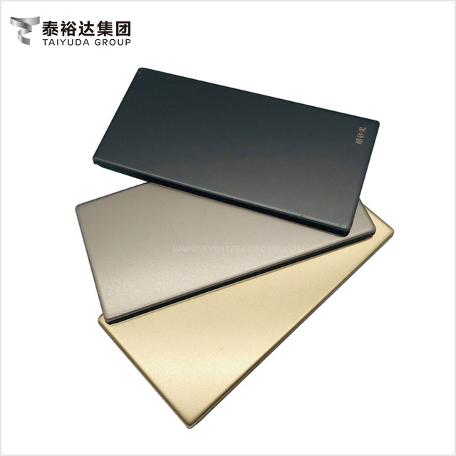 PVD Color Coated Sandblasting 316L Decorative Stainless Steel Sheet