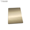 Best Standard 304 champagne HL cold rolled stainless steel plate