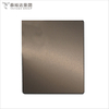 Factory Direct 304 Bronze Bead Blast Cold Rolled Stainless Steel Plate for interior decorative
