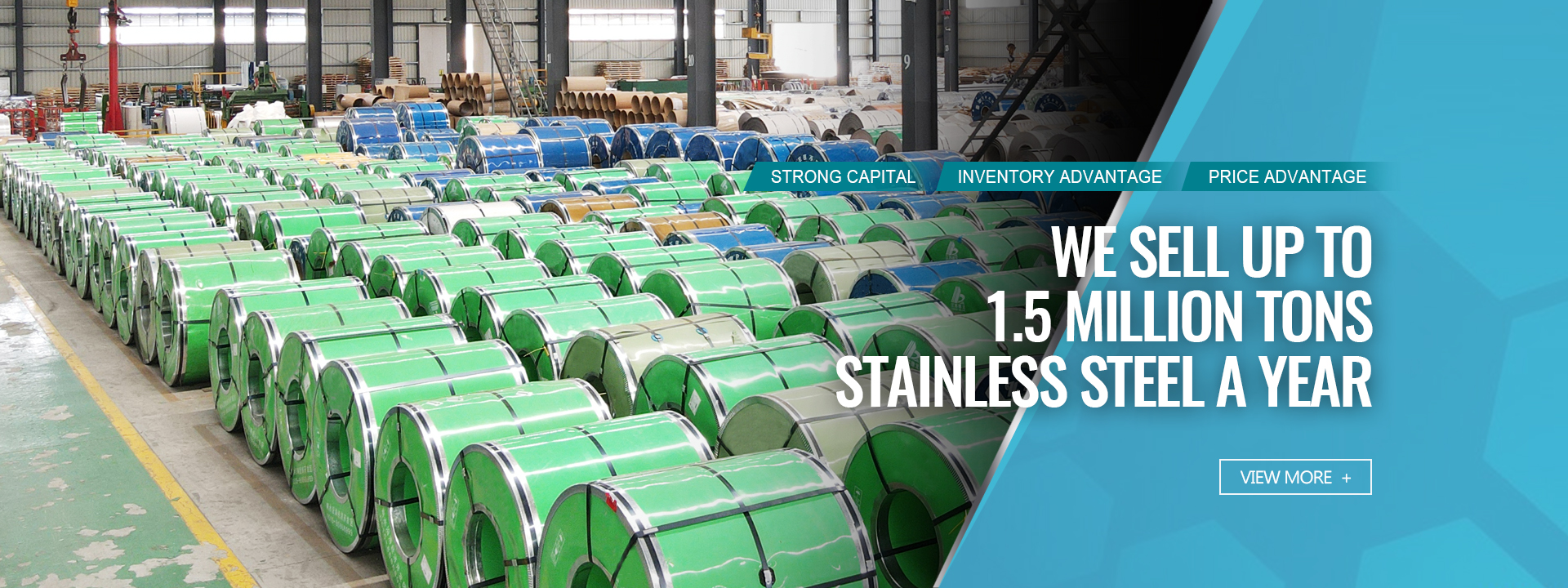 Sell up 1.5million Tons Stainless Steel a Year 