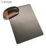 Black Color 304 Hairline Cold Rolled Stainless Steel Plate for Staircase