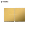 No.4 Golden Color 1.4404 Stainless Steel Sheet for Fabrication