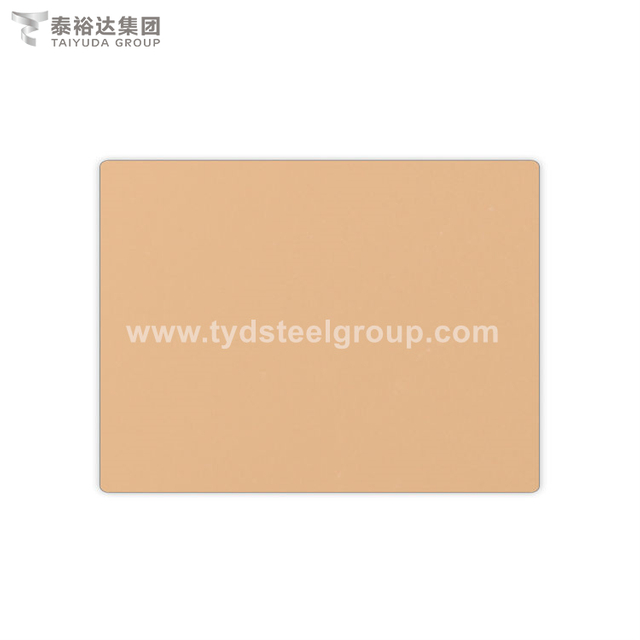 Rose Gold 304 316 Sand Blasted Decorative Stainless Steel Sheet