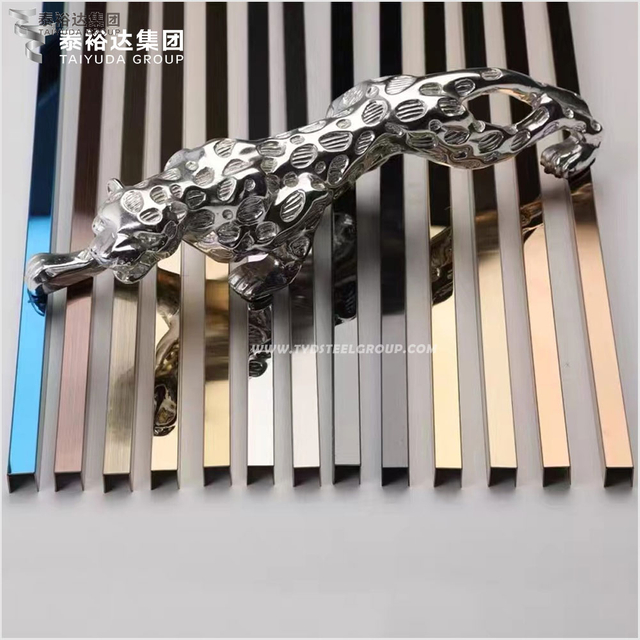 Stainless Steel L-shape Trim Geometric Ceramic Tile Trim Corner