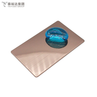  Brown Color Coating Film 201/304/316/430 Stainless Steel Sheet