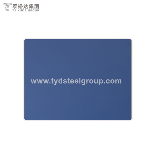 Diamond Blue Sand Blasted Cold Rolled Stainless Steel plate