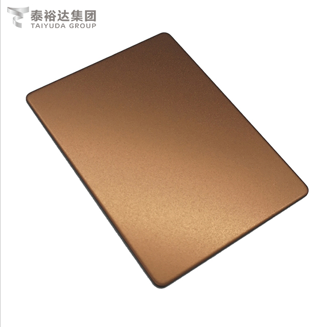 good quality copper color cold rolled stainless steel plate for door