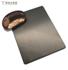 Black Color 304 Hairline Cold Rolled Stainless Steel Plate for Staircase