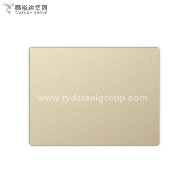 Gold Color 1250x2500mm 316 Decorative Stainless Steel Sheet