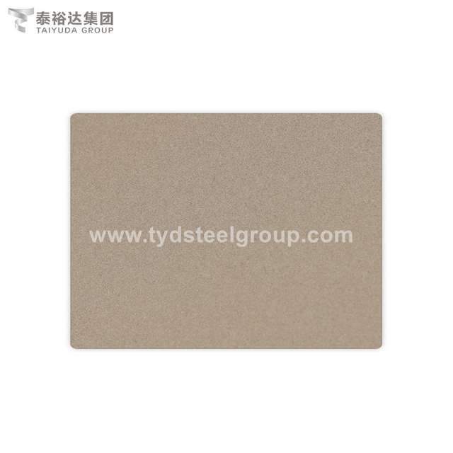 Khaki Color 5x10 316L Decorative Stainless Steel Sheet