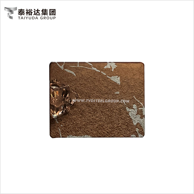 8K Mirror Rose Gold Color 304L 316L Austenitic Stainless Steel Panel