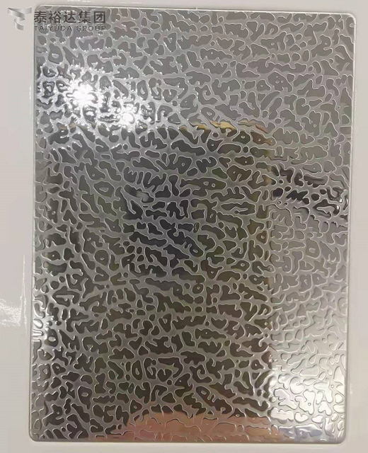 ASTM A 480/A 480M-05 201 Cold Rolled Stainless Steel Embossed Decorative Plate