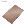 Rose Gold Color Coating 201/304/316/430 Stainless Steel Sheet