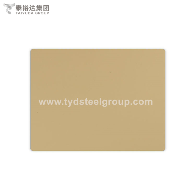 Khaki Color 4x8 304L Decorative Stainless Steel Sheet