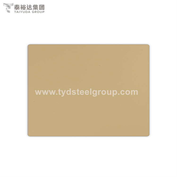 Khaki Color 4x8 304L Decorative Stainless Steel Sheet
